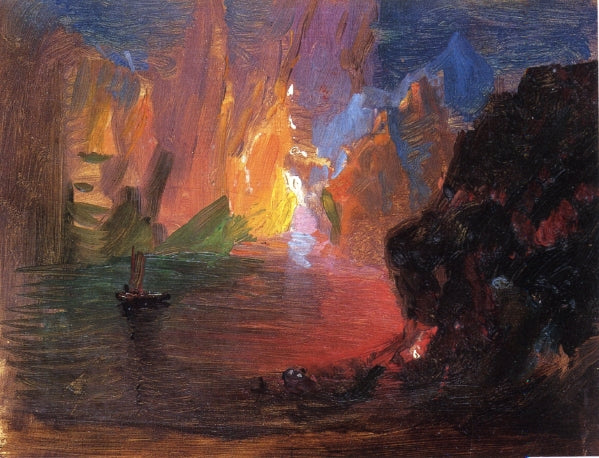 Iceberg Fantasy, vintage artwork by Frederic Edwin Church, 12x8" (A4) Poster