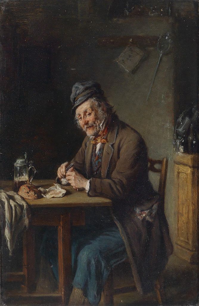 The Snack, vintage artwork by Hermann Kern, 12x8" (A4) Poster