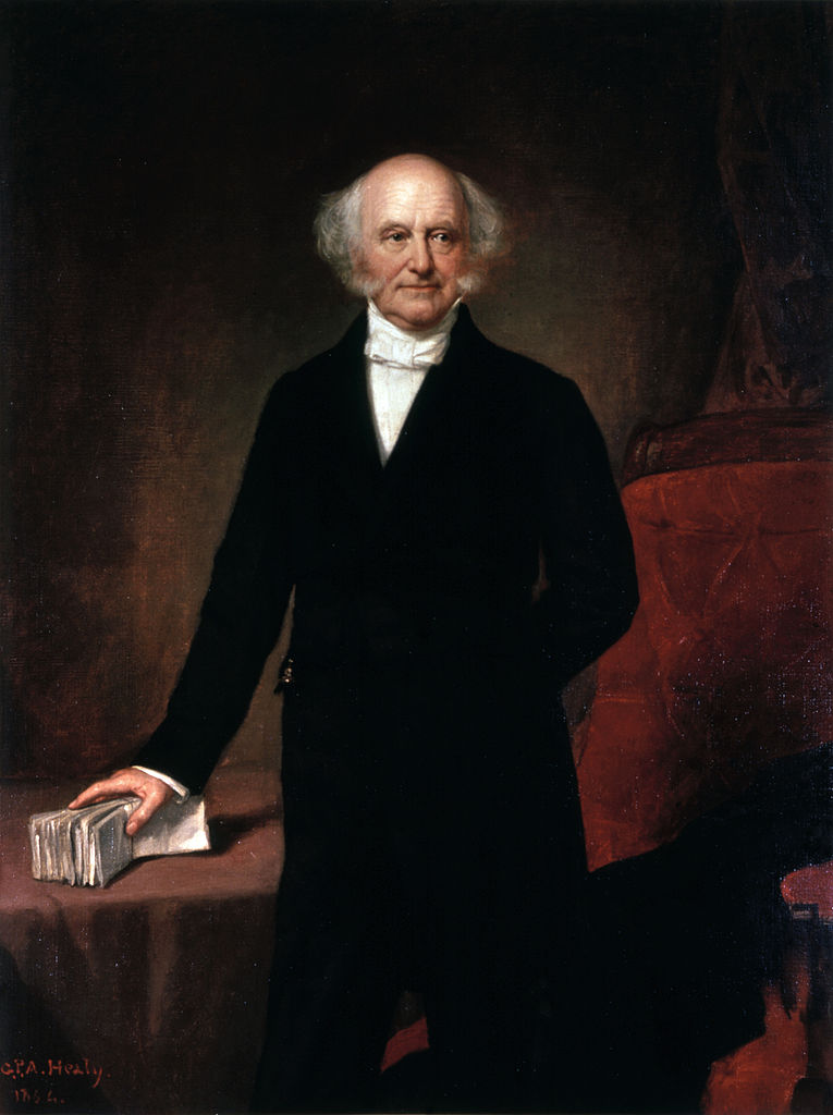 Martin van Buren, vintage artwork by George Peter Alexander Healy, A3 (16x12") Poster Print
