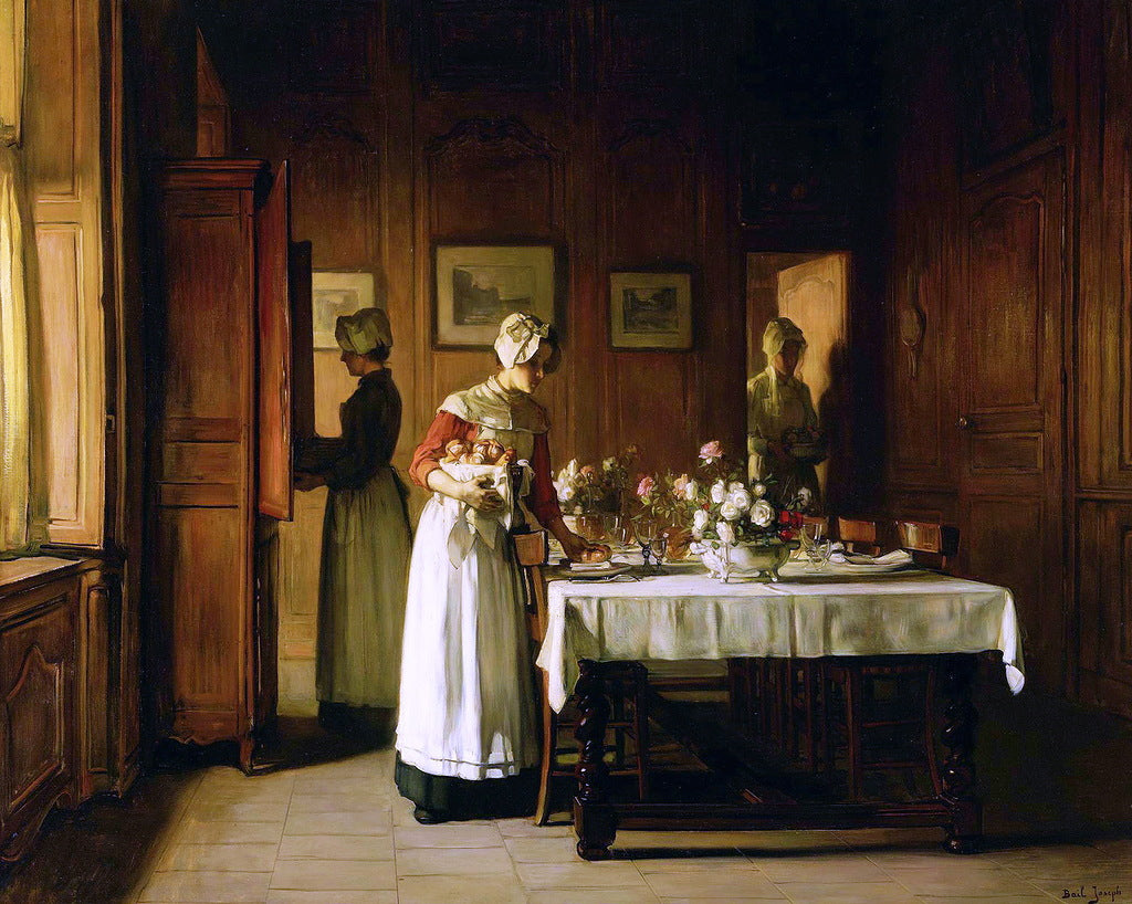 Setting the Table by Claude Joseph Bail,A3(16x12")Poster