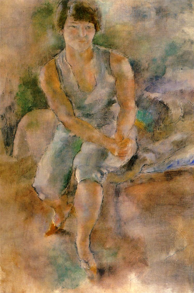 Eliena Krylenko by Jules Pascin,16x12(A3) Poster