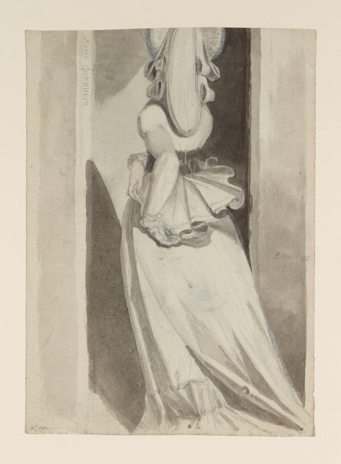 Charis Phykomene, vintage artwork by Johann Heinrich Füseli, 12x8" (A4) Poster