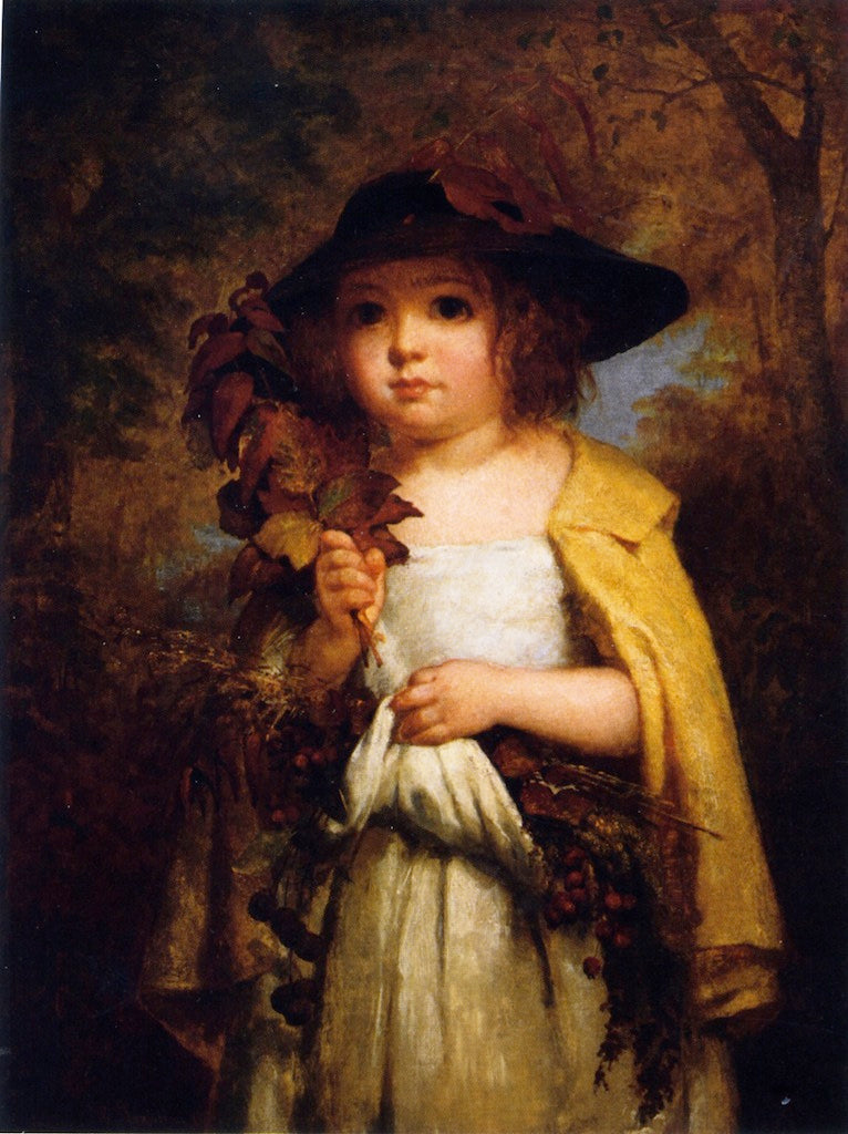 The Autumn Leaves, vintage artwork by George Cochran Lambdin, 12x8" (A4) Poster