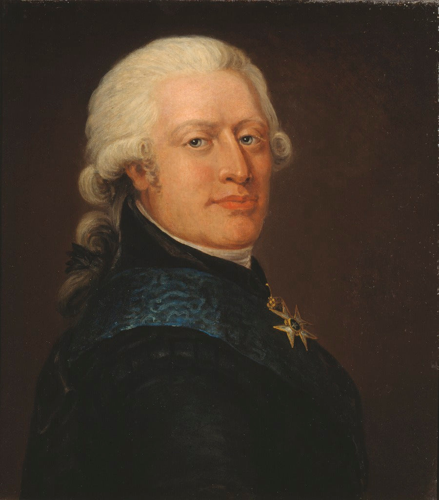 Adolf Fredrik Munck af Fulkila, vintage artwork by Jonas Forsslund, 12x8" (A4) Poster