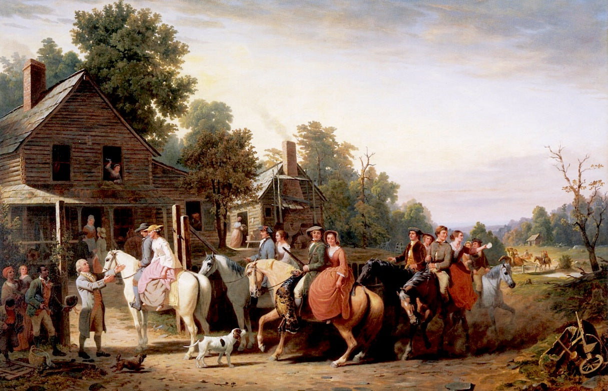 Virginia Wedding, vintage artwork by William Tylee Ranney, A3 (16x12") Poster Print
