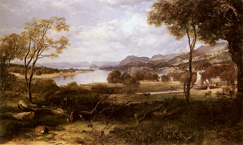 The Clyde from Dalnottar Hill, vintage artwork by Horatio McCulloch, A3 (16x12") Poster Print