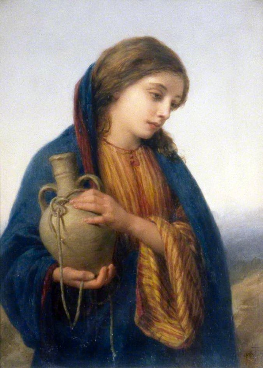 Rebecca, vintage artwork by Willam Charles Thomas Dobson, A3 (16x12") Poster Print