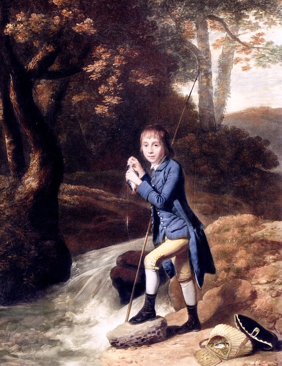 Master James Sayer, vintage artwork by Johann Zoffany, 12x8" (A4) Poster