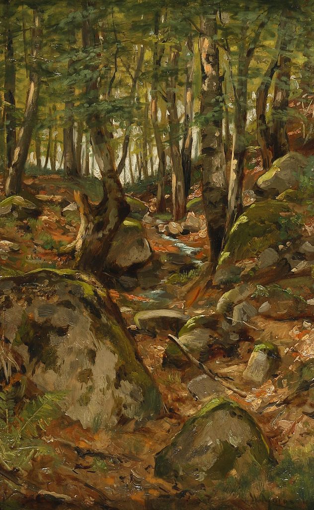 Forest Path by Walter Moras,A3(16x12")Poster