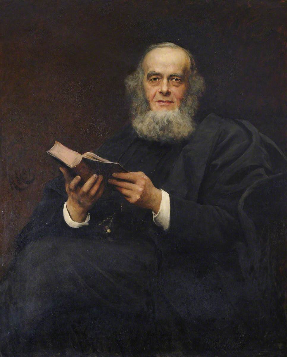 John Eyton Bickersteth Mayor, vintage artwork by Hubert von Herkomer, 12x8" (A4) Poster