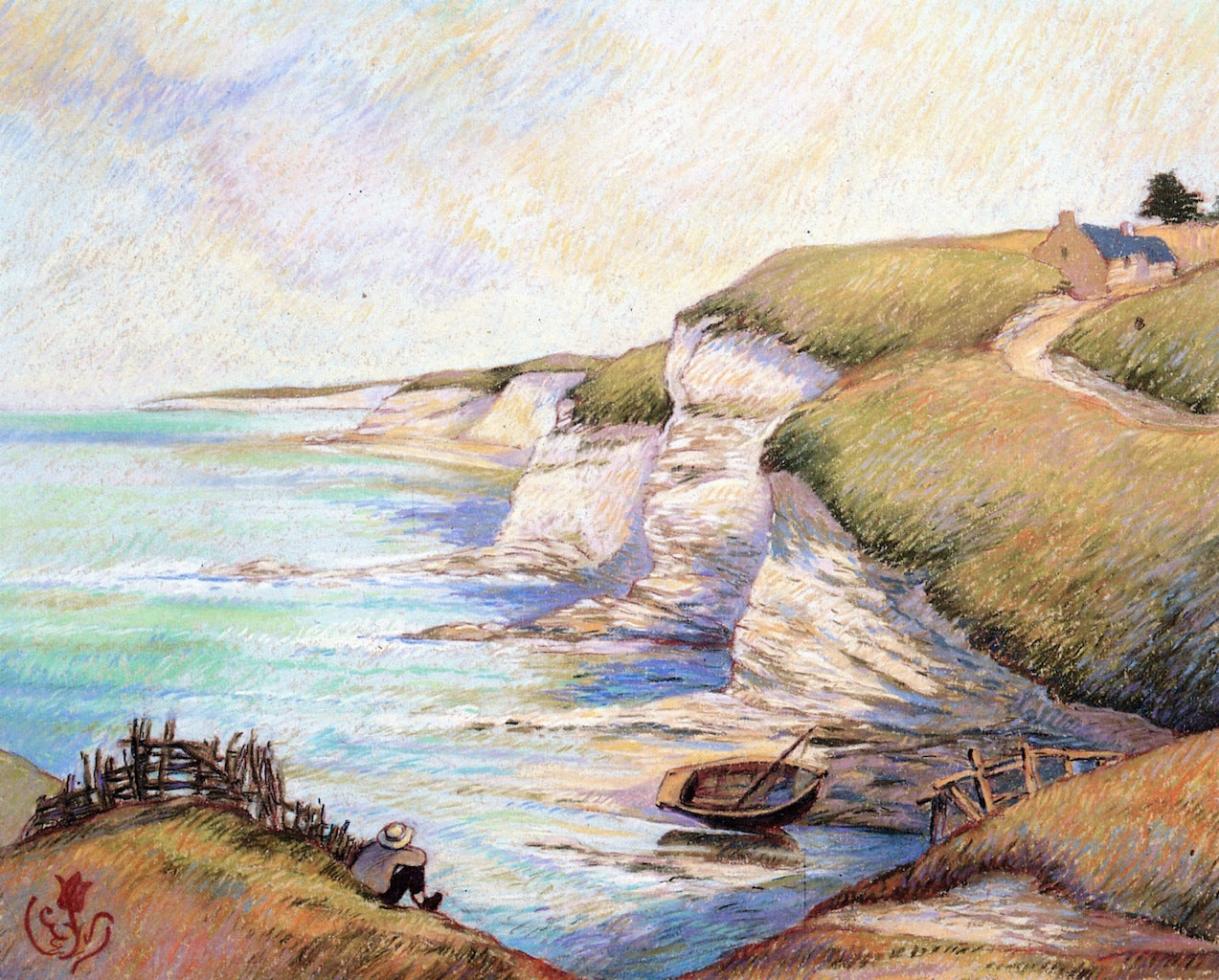 Cliffs in Brittany by Claude-Emil Schuffenecker,A3(16x12")Poster