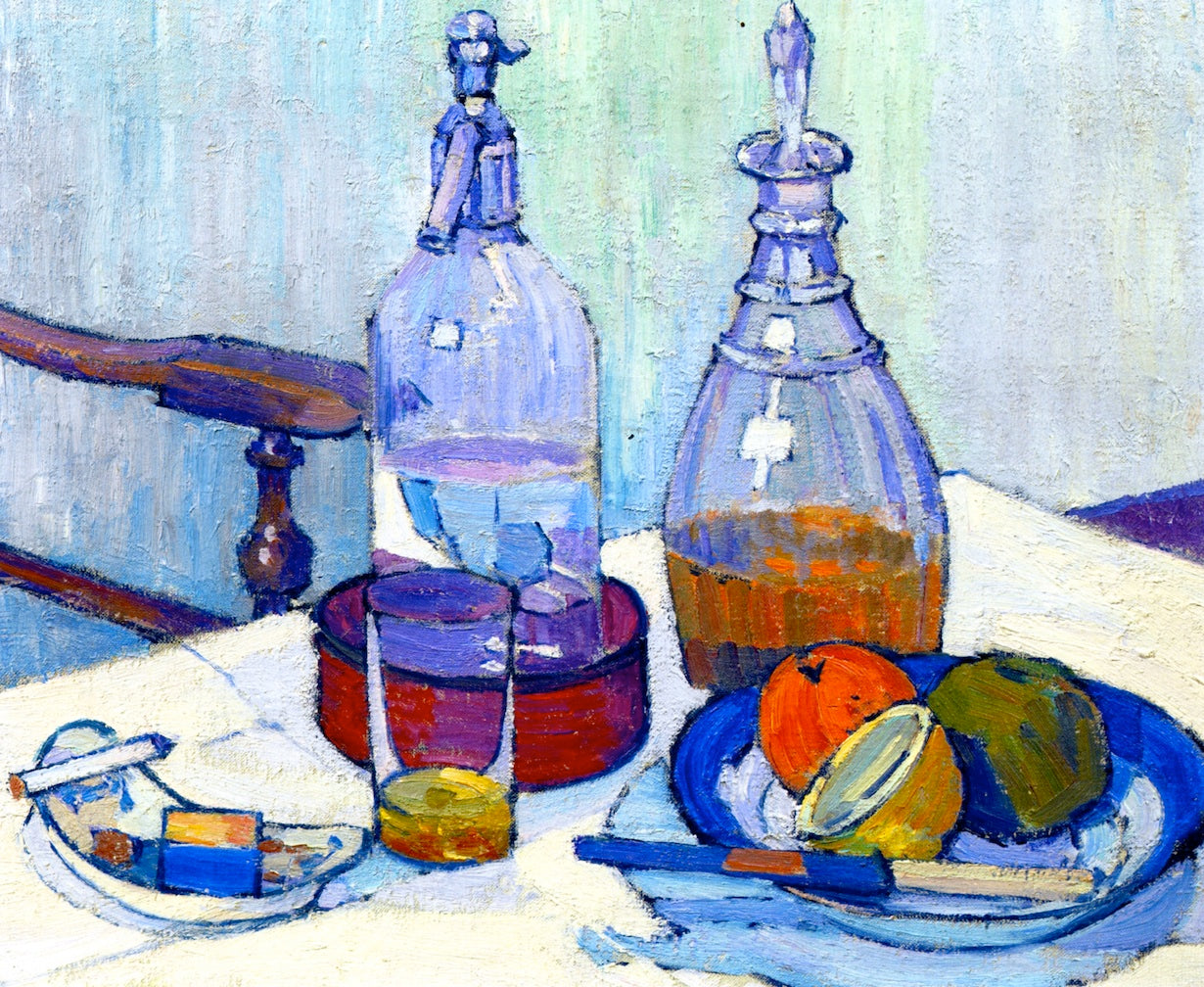 Whisky and Soda, vintage artwork by Robert Bevan, 12x8" (A4) Poster