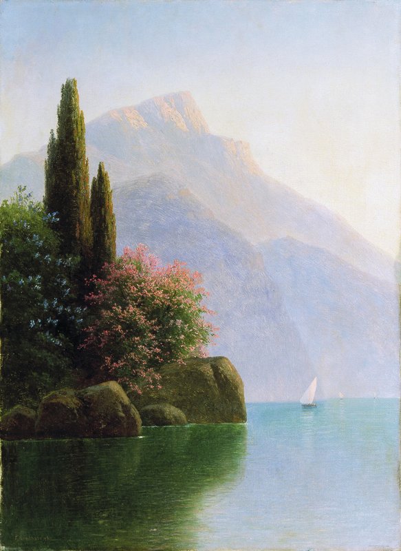 Crimean Coast, vintage artwork by Gavriil Kondratenko, 12x8" (A4) Poster
