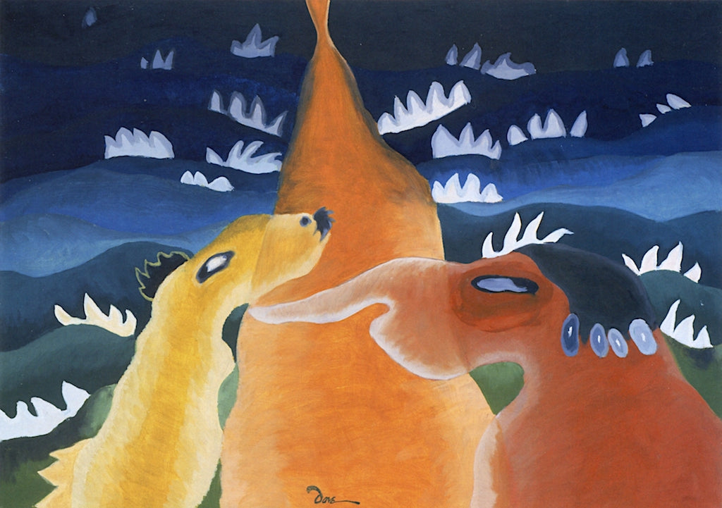 Lake Afternoon, vintage artwork by Arthur Dove, 12x8" (A4) Poster