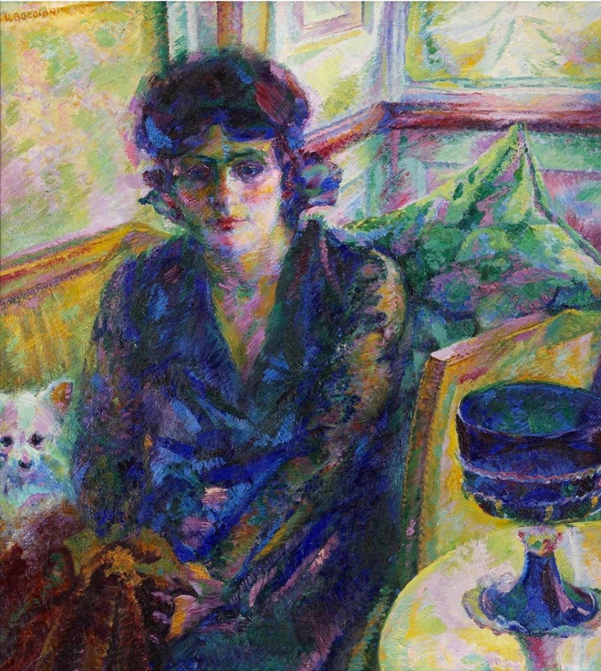 Signora Cragnolini Fanna by Umberto Boccioni,16x12(A3) Poster
