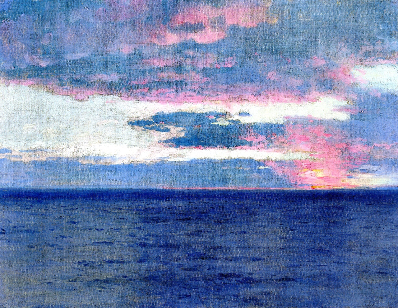 The Clouds of Tempest, vintage artwork by William Blair Bruce, 12x8" (A4) Poster