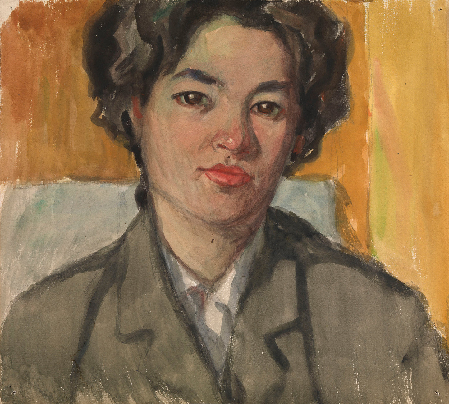 Artist’s Wife Nadezhda Psishcheva by Alexander Shevchenko,16x12(A3) Poster