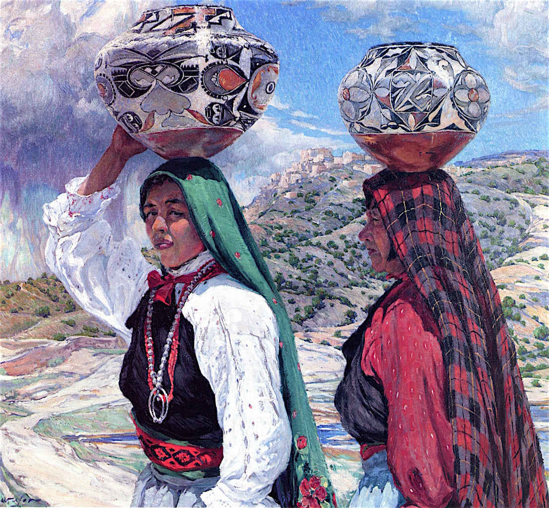 Her Daughter by Walter Ufer,16x12(A3) Poster