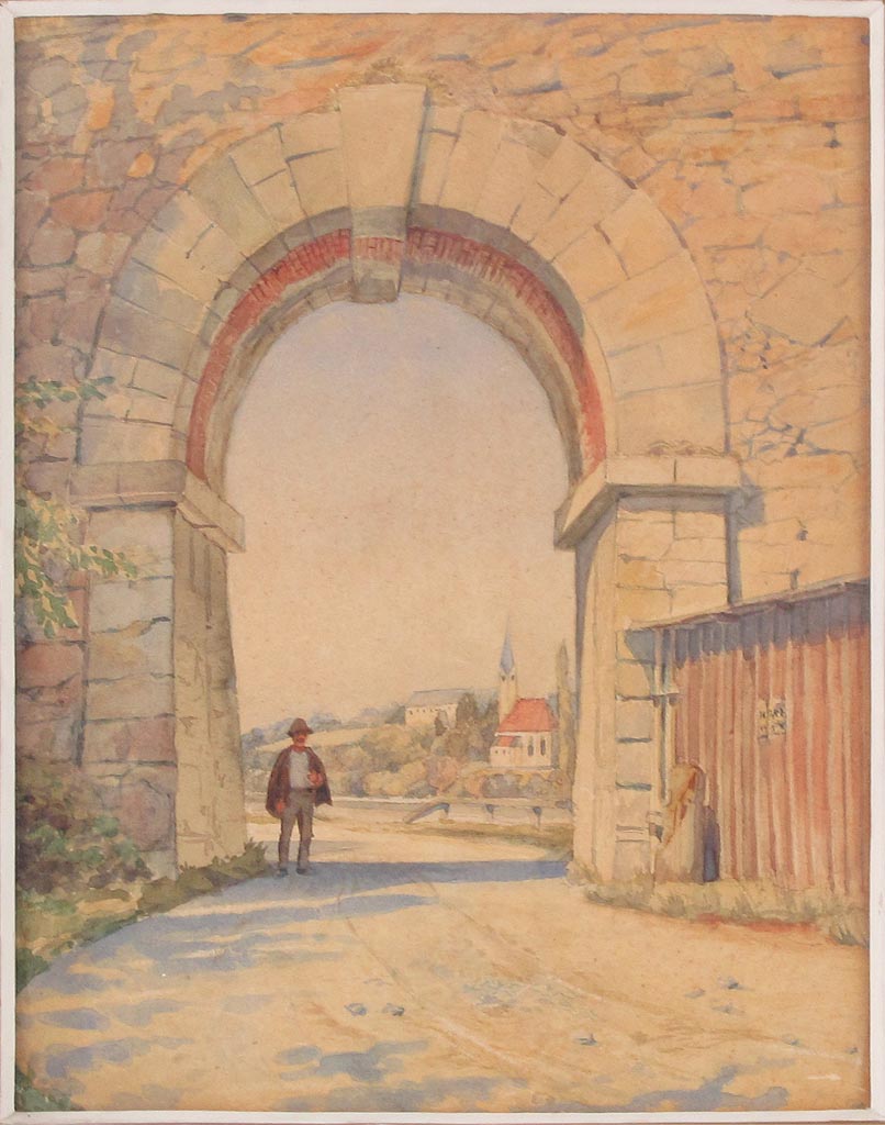 The Arch in Linz by Julius Ullmann,A3(16x12")Poster