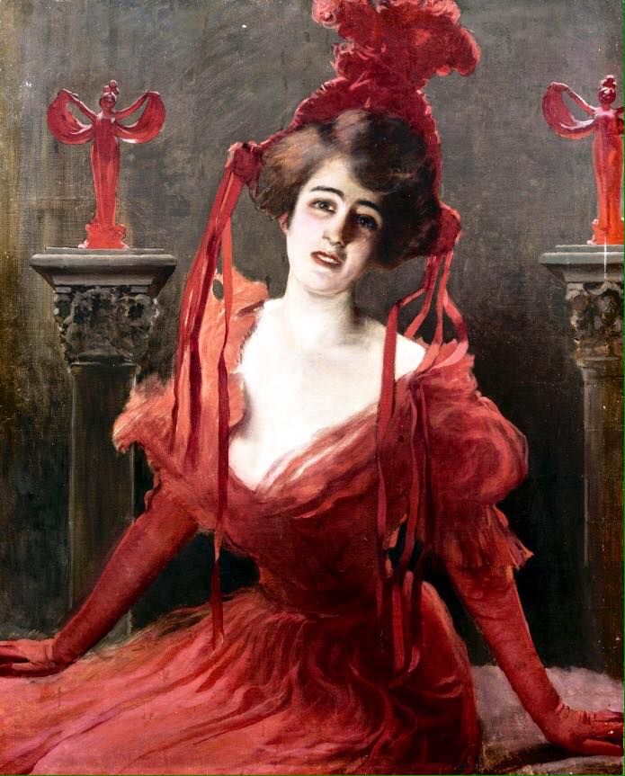 Isadora Duncan by Vittorio Matteo Corcos,A3(16x12")Poster