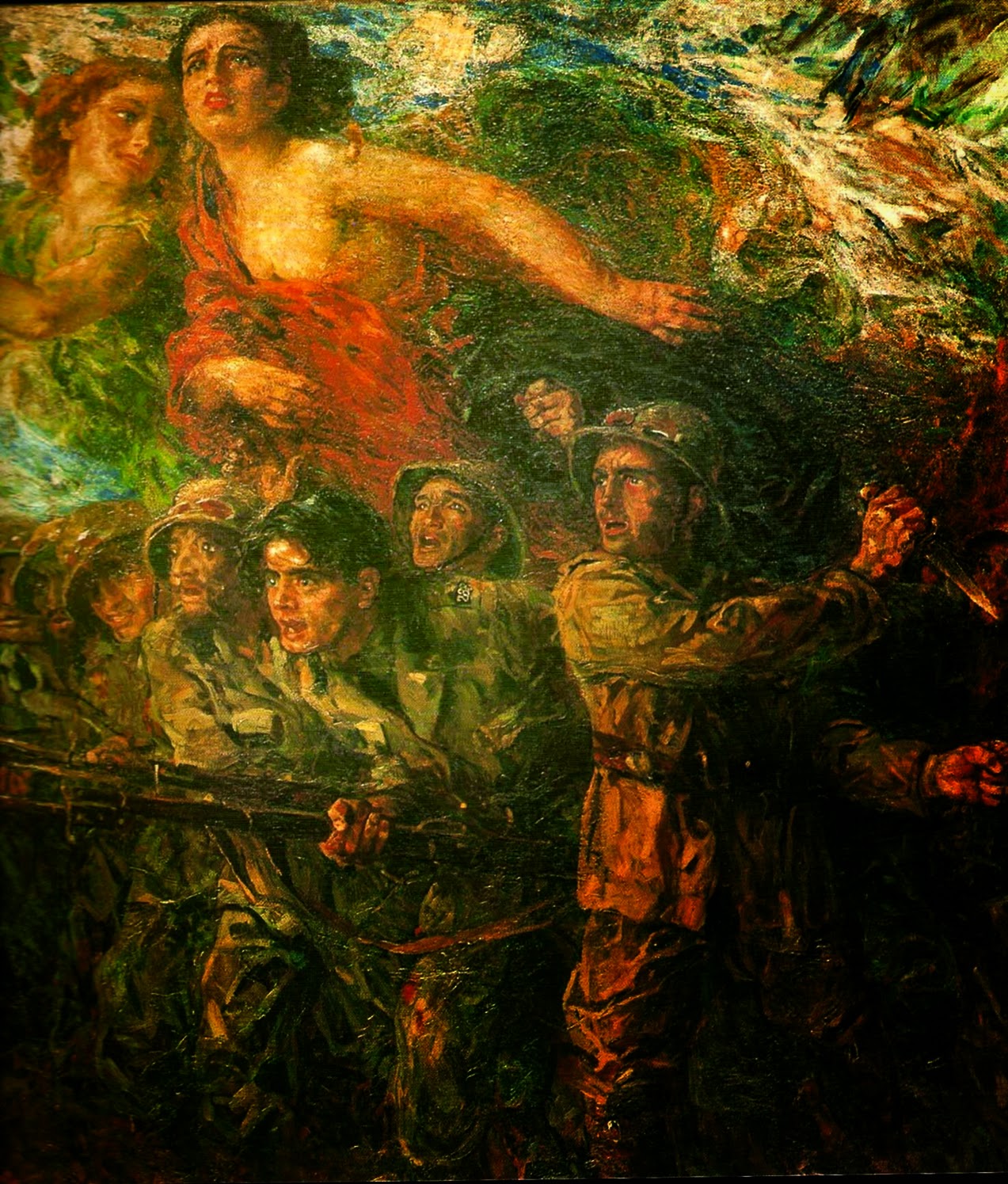 In Libia by Plinio Nomellini,A3(16x12")Poster