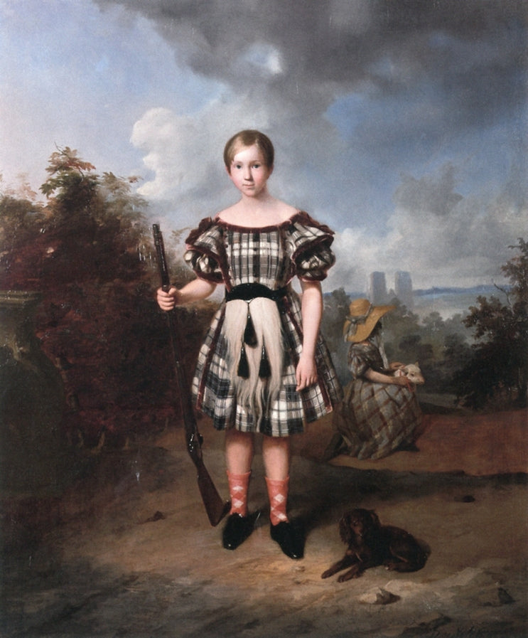 A Young Highland Huntsman, vintage artwork by David de Noter, A3 (16x12") Poster Print