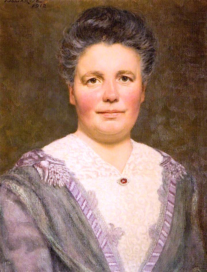 Geraldine Cadbury, nee Southall, vintage artwork by Thomas Bowman Garvie, 12x8" (A4) Poster