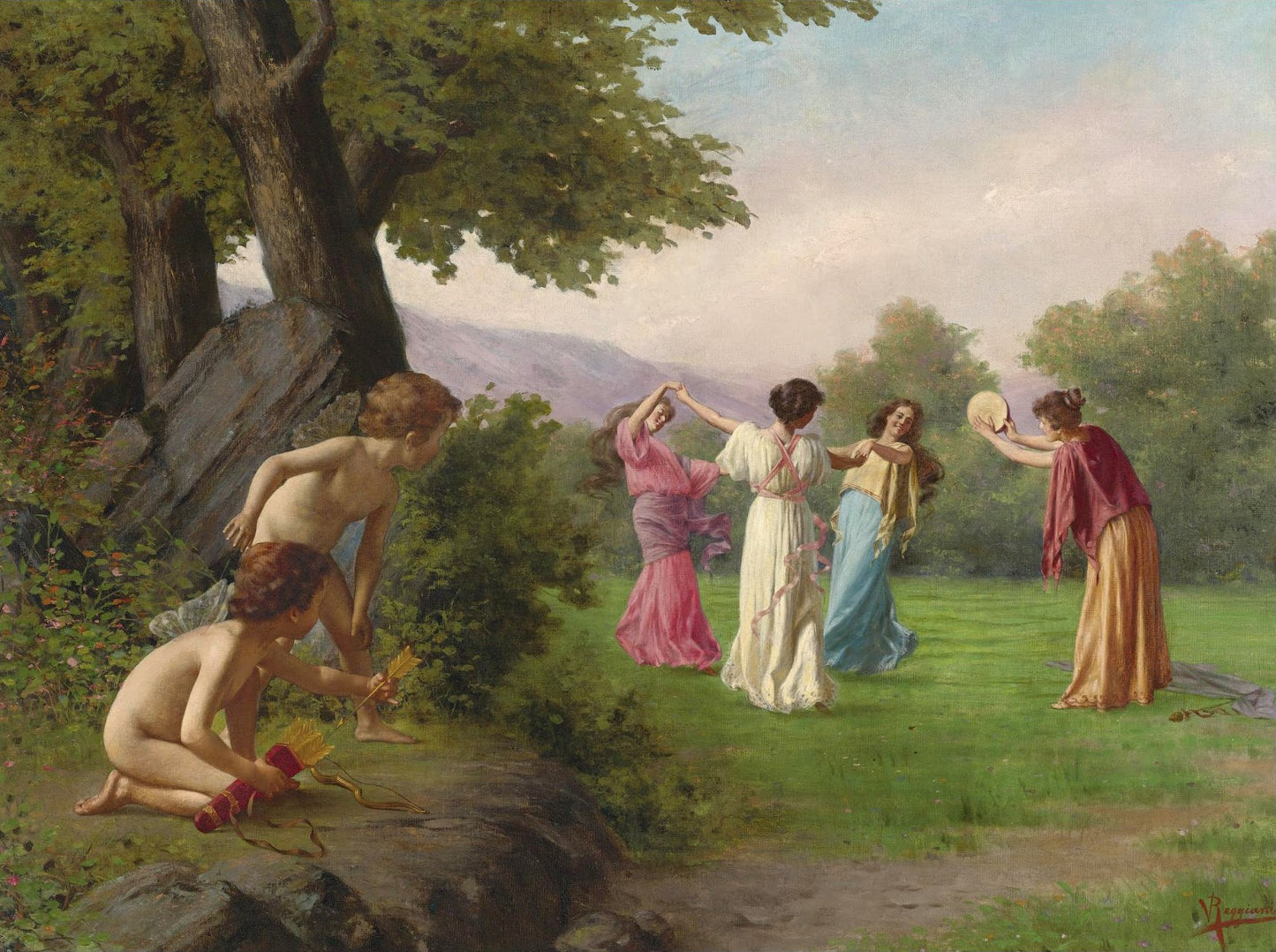 Spying Their Target by Vittorio Reggianini,A3(16x12")Poster