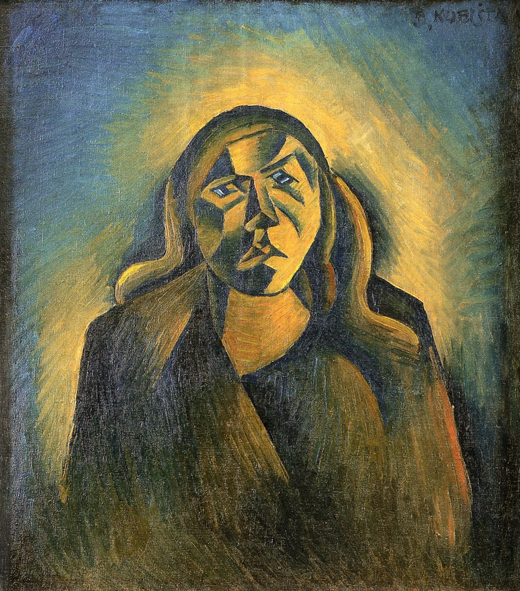 Epileptic Woman by Bohumil Kubišta,16x12(A3) Poster