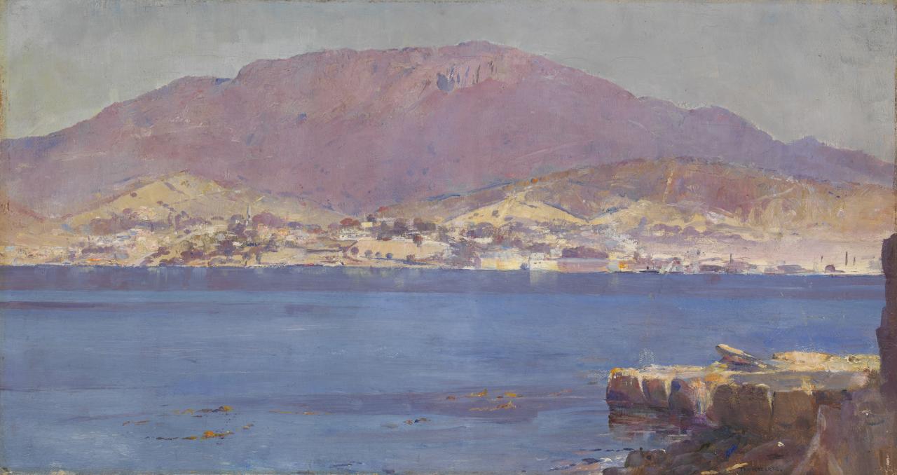 Hobart, Tasmania by Tom Roberts,A3(16x12")Poster