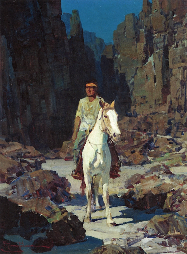 Blue Vault of Night by Frank Tenney Johnson,16x12(A3) Poster
