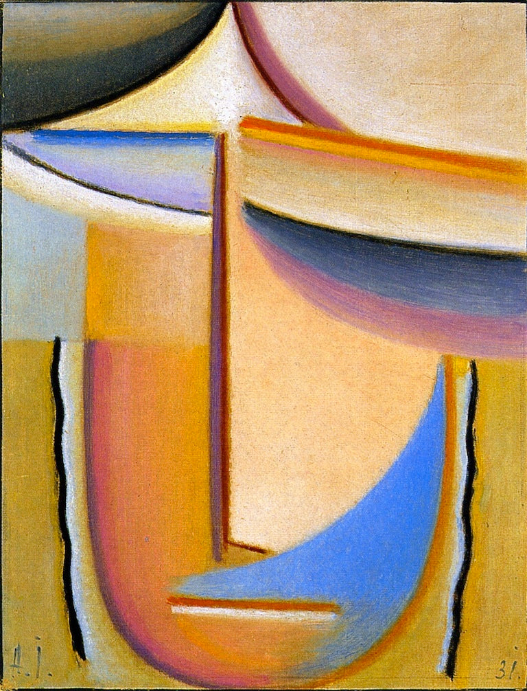 Abstract Head: Sunrise by Alexei von Jawlensky,A3(16x12")Poster