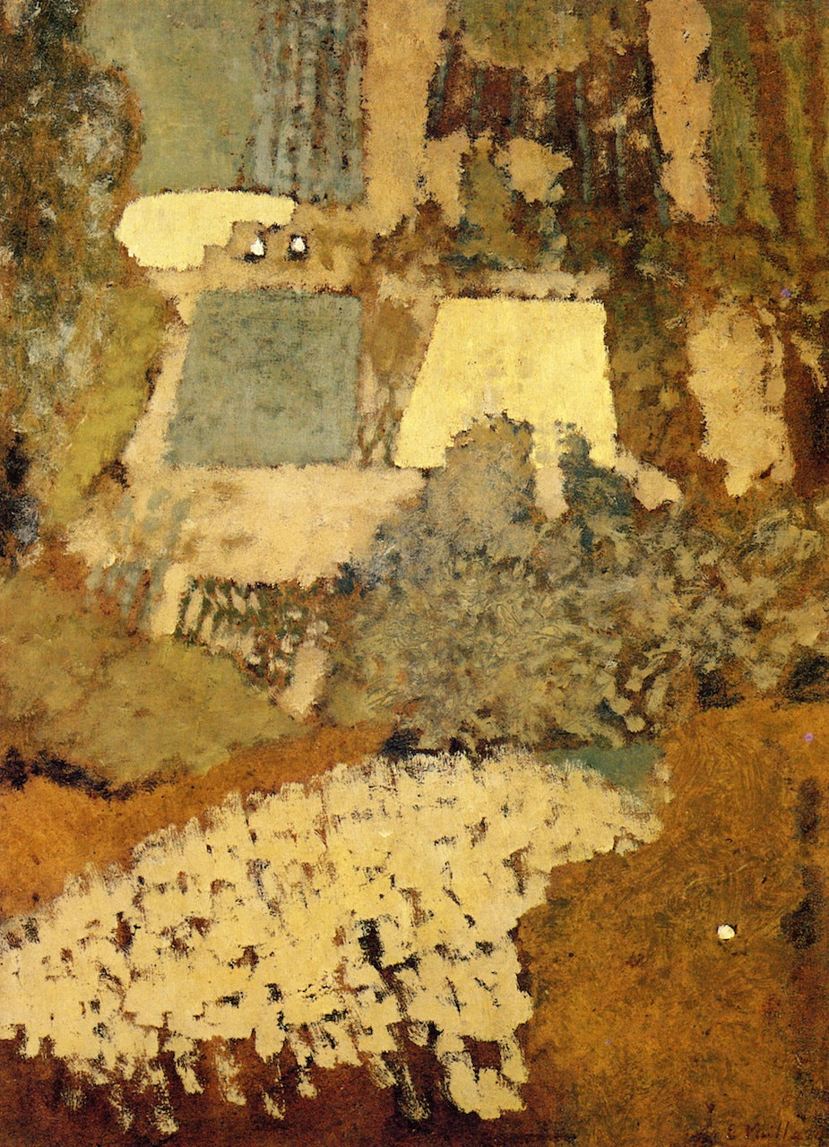 Bird's Eye View of a Garden by edouard Vuillard,A3(16x12")Poster