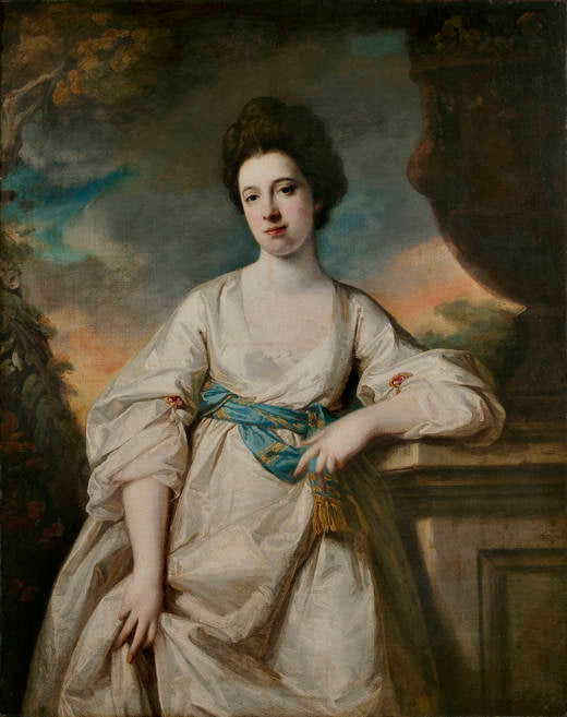 Portrait of Anne Sawbridge, vintage artwork by Francis Cotes, R.A., 12x8" (A4) Poster