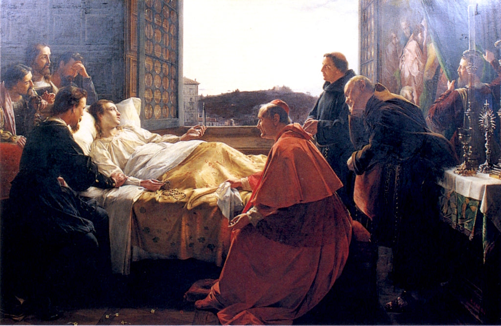 The Last Moments of Raphael, vintage artwork by Henry Nelson ONeil, A3 (16x12") Poster Print
