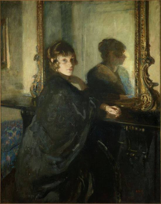 pencer Edwards McEvoy, the Artist’s Wife by Ambrose McEvoy,16x12(A3) Poster