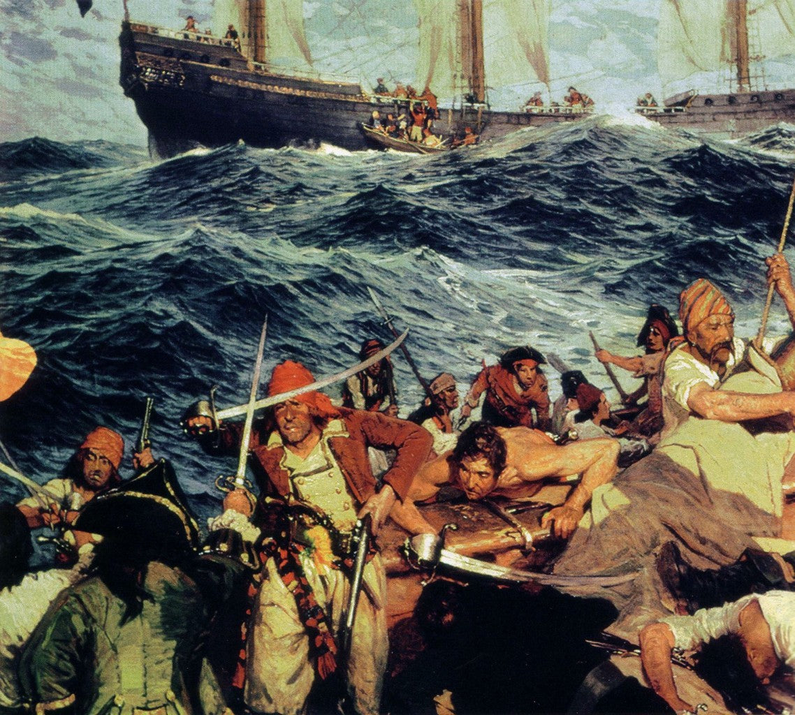 The Buccaneers (Detail) by Frederick Judd Waugh,A3(16x12")Poster