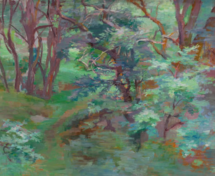 Forest Interior by George Henry Clements,A3(16x12")Poster