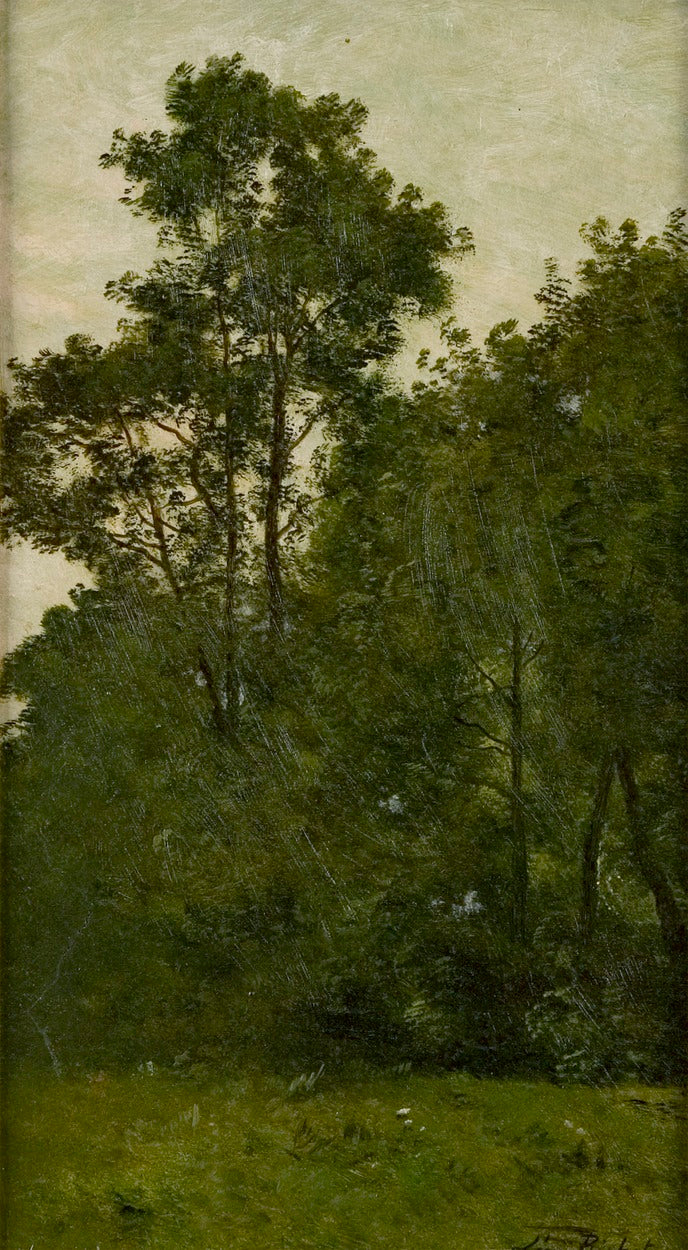 Les arbres, vintage artwork by Leon Richet, 12x8" (A4) Poster