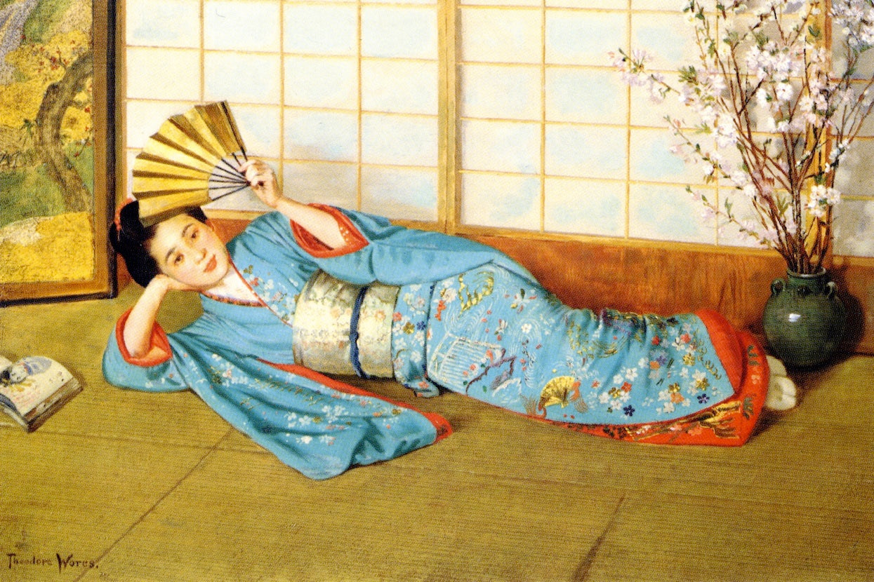 Okilusan, Yokahama by Theodore Wores,A3(16x12")Poster