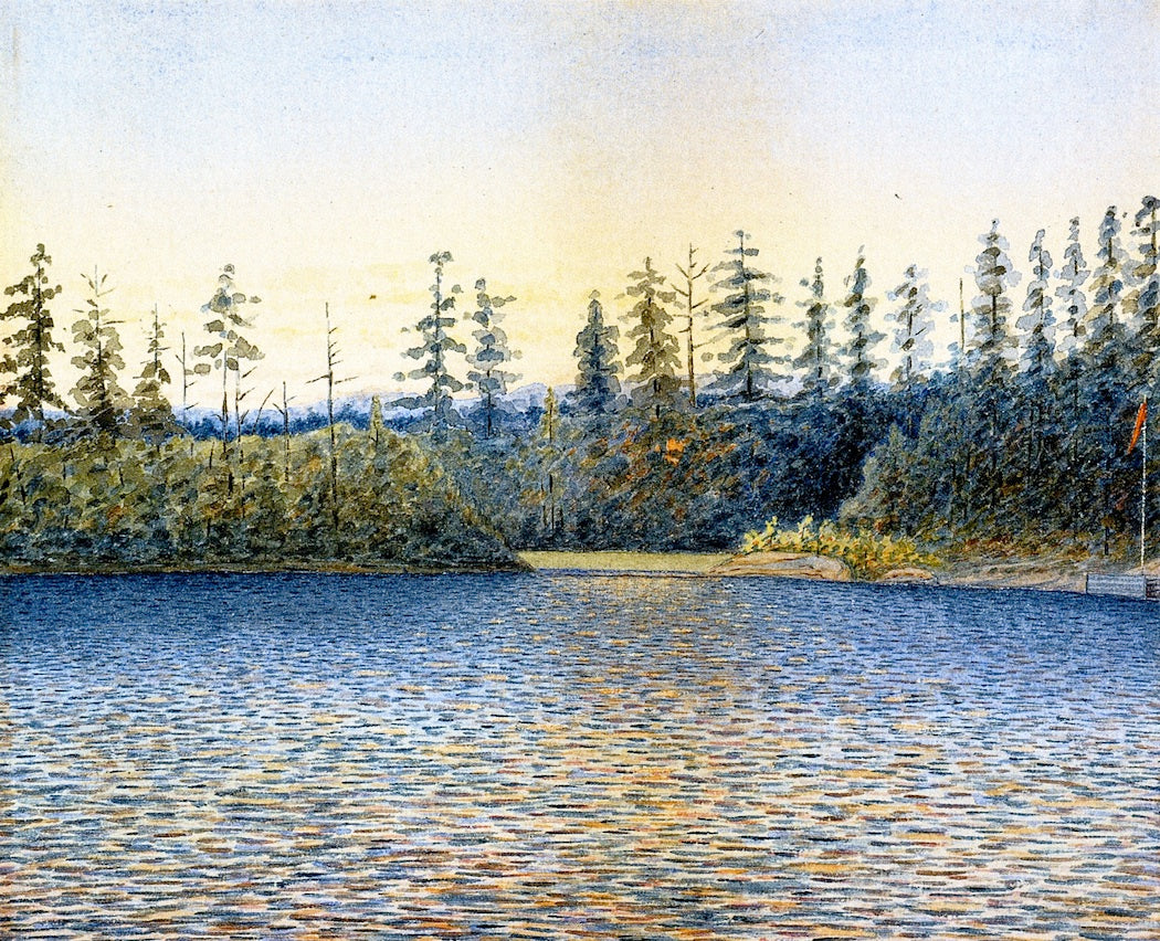 Calm Waters near the Camp, vintage artwork by William George Richardson Hind, 12x8" (A4) Poster