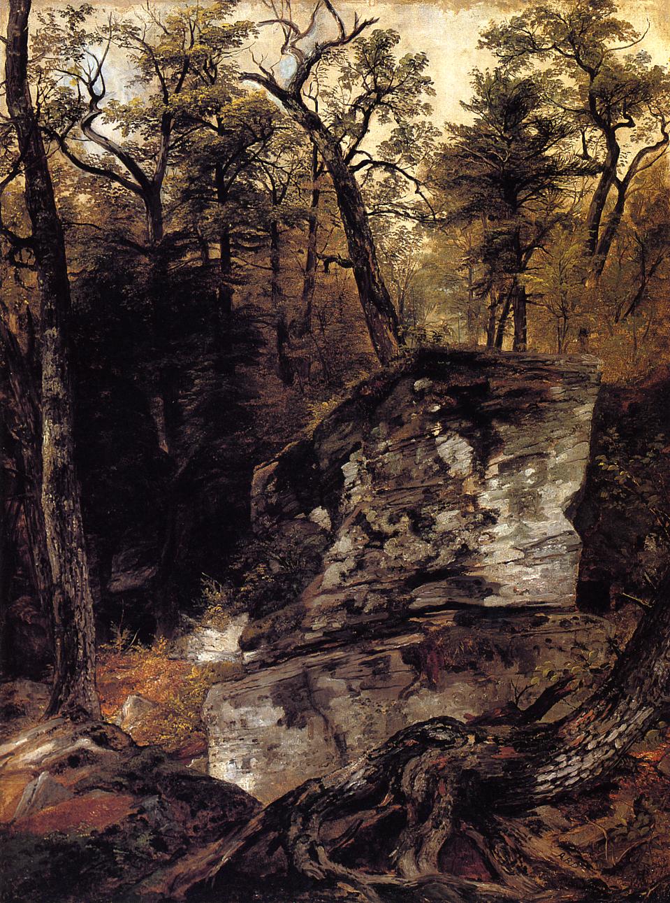 Guard House, Catskill Mountains, vintage artwork by Asher Brown Durand, A3 (16x12") Poster Print