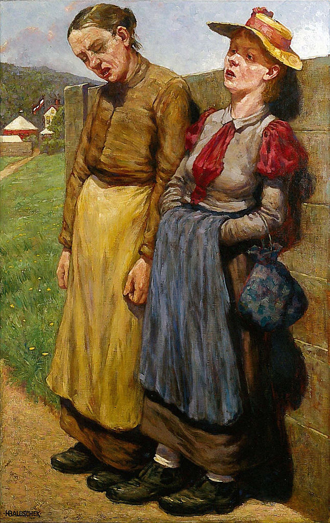 Sunday Song by Hans Baluschek,A3(16x12")Poster