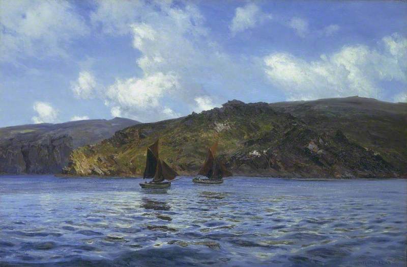 Catspaws off the Land, vintage artwork by Henry Moore, 12x8" (A4) Poster