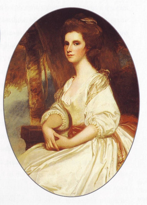 Catherine Knight, vintage artwork by George Romney, 12x8" (A4) Poster