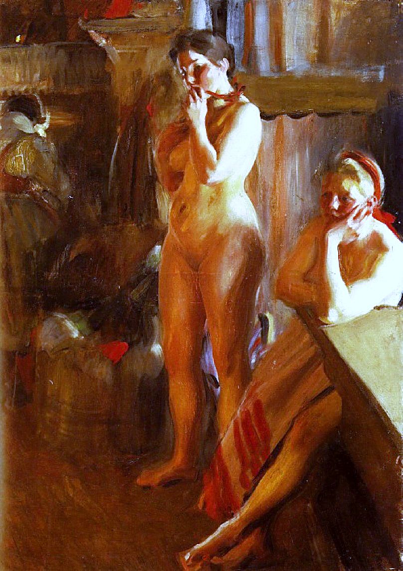 Eldsken by Anders Zorn,A3(16x12")Poster