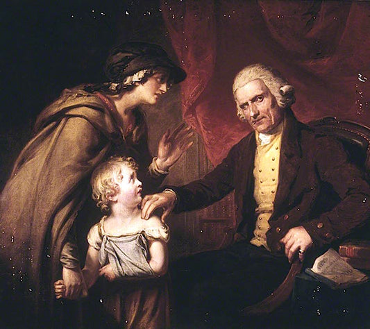 William Hey, vintage artwork by Sir William Allan, 12x8" (A4) Poster