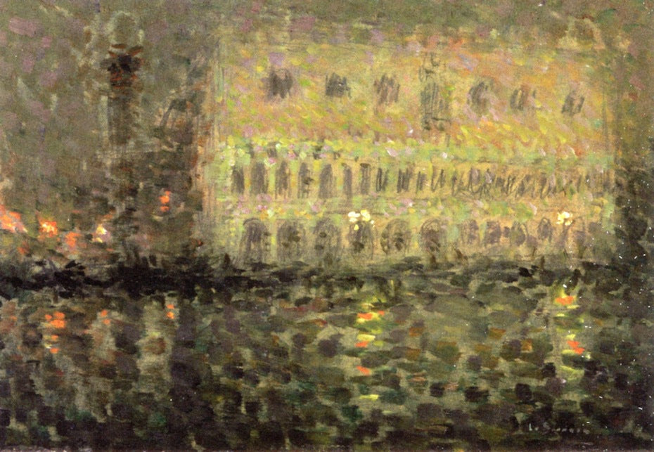 The Ducal Palace, Venice by Henri Le Sidaner,A3(16x12")Poster