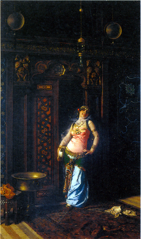 The Almeh, vintage artwork by Charles Bargue, 12x8" (A4) Poster