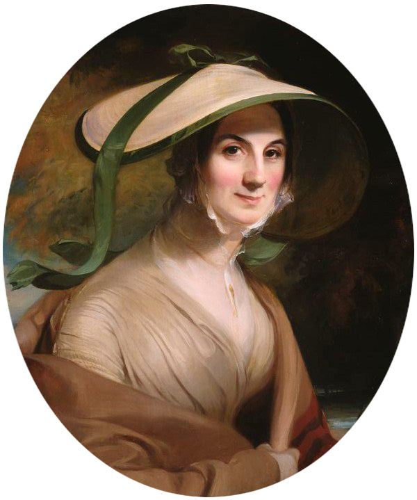 Mrs. George Lingen, vintage artwork by Thomas Sully, A3 (16x12") Poster Print